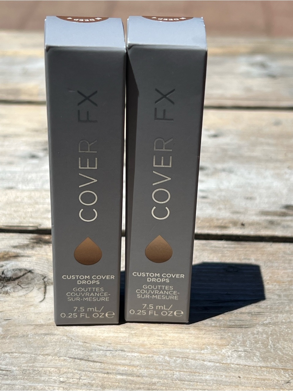 COVER FX Custom Cover Drops - N Deep 4 Duo. .75 ml/ .25fl.oz